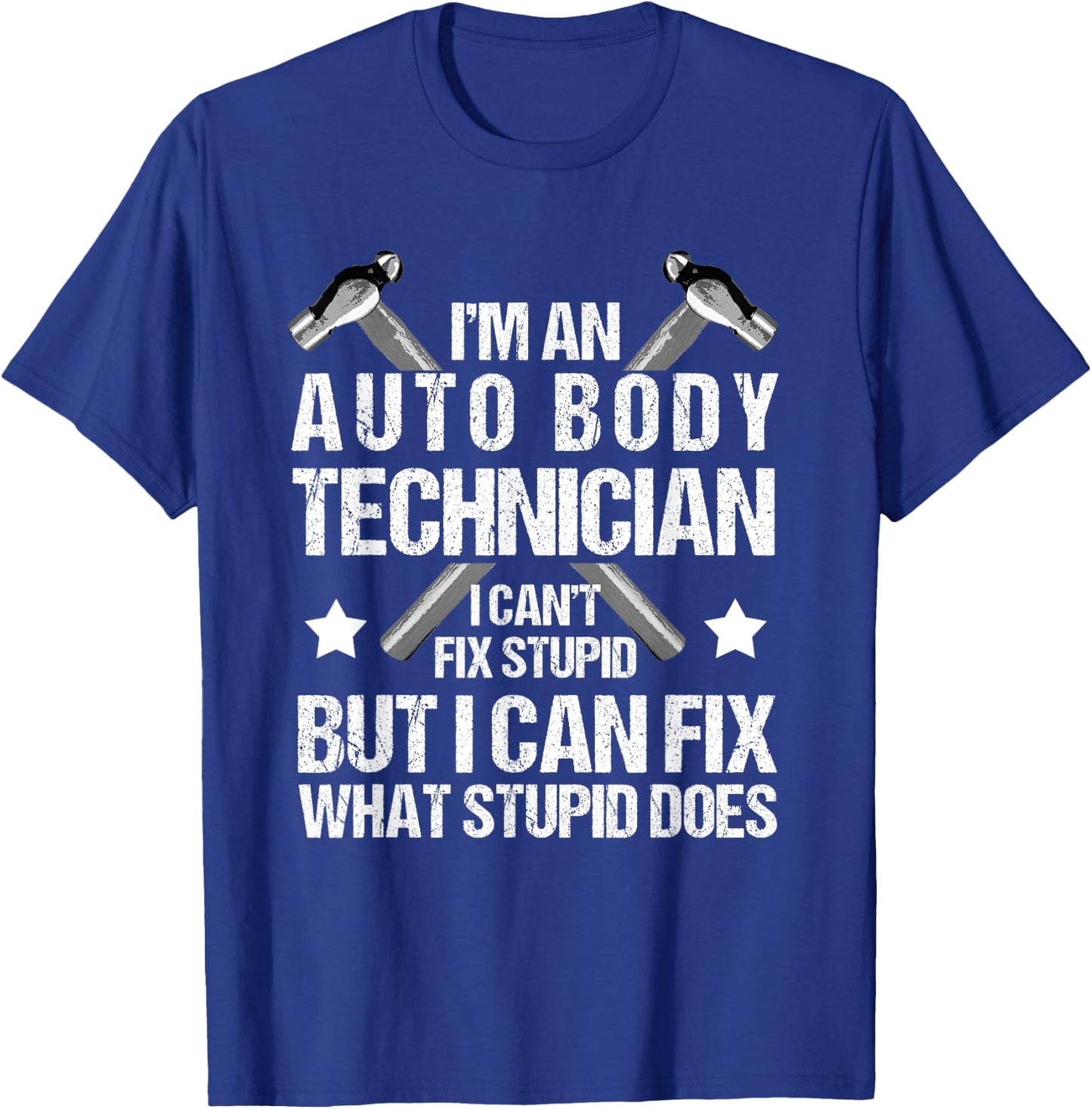 Funny Auto Body Technician T-Shirt - T-Shirt | Royal