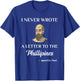 Funny Apostle Paul Christian Catholic Meme St. Paul T-Shirt - T-Shirt | Royal
