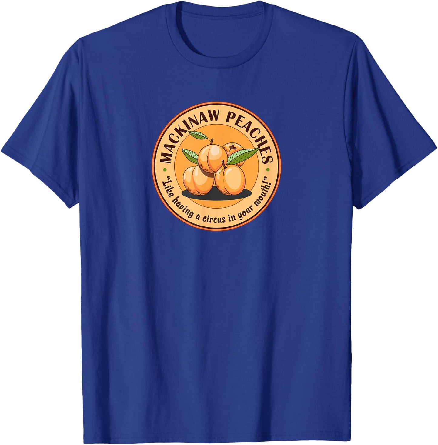 Mackinaw Peaches T-Shirt - T-Shirt | Royal