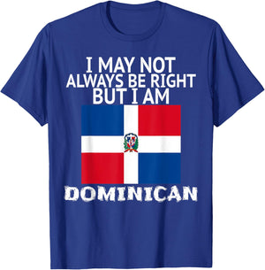 Dominican Republic Flag Proud To Be Dominican Heritage Roots T-Shirt - T-Shirt | Royal