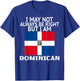 Dominican Republic Flag Proud To Be Dominican Heritage Roots T-Shirt - T-Shirt | Royal