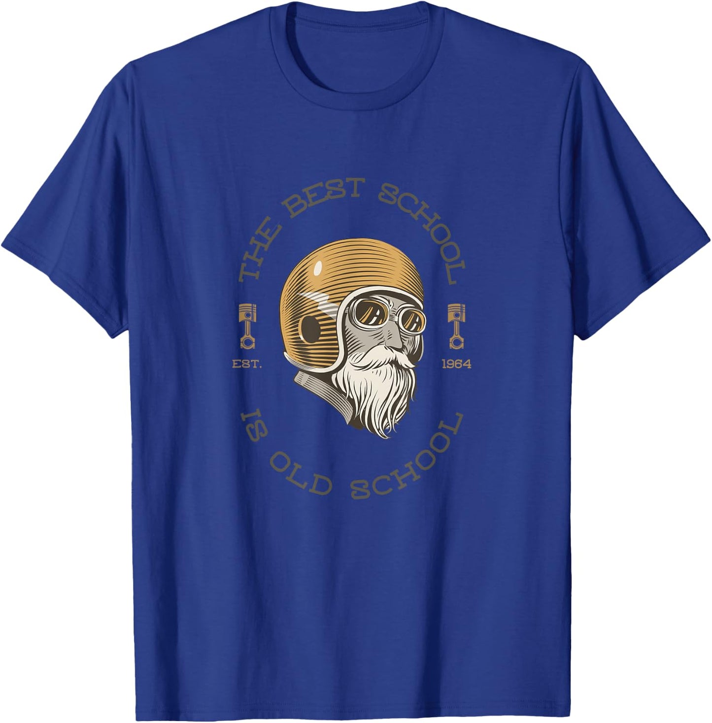 Old School Biker T-Shirt - T-Shirt | Royal