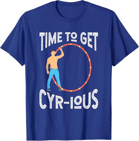 Cyr Wheel Gymnast T-Shirt - T-Shirt | Royal