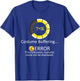 Halloween Costume Buffering - Could Not Be Displayed Error T-Shirt - T-Shirt | Royal