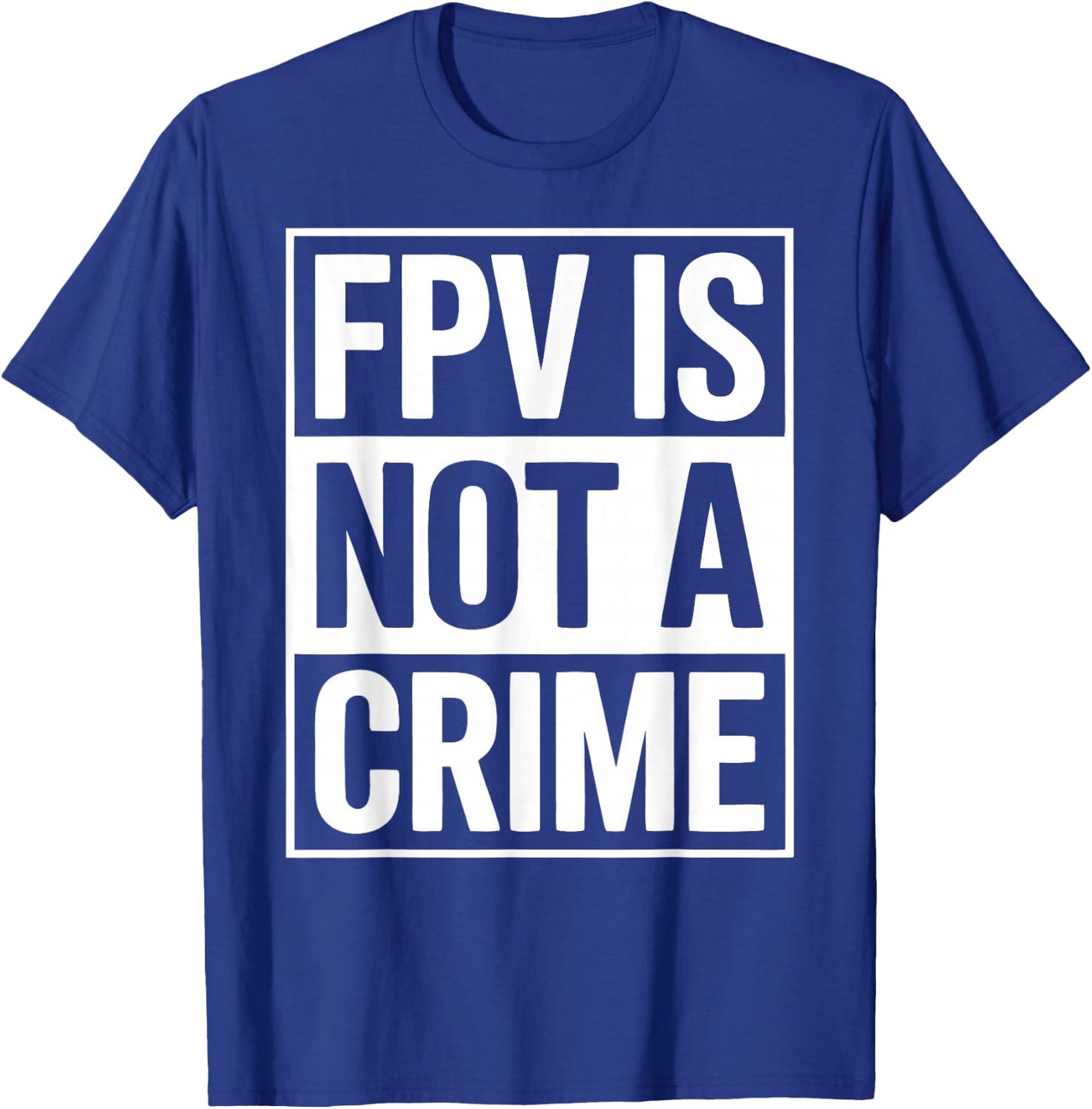 FPV Drone Racer Quadcopter Pilot Drone Racing T-Shirt - T-Shirt | Royal