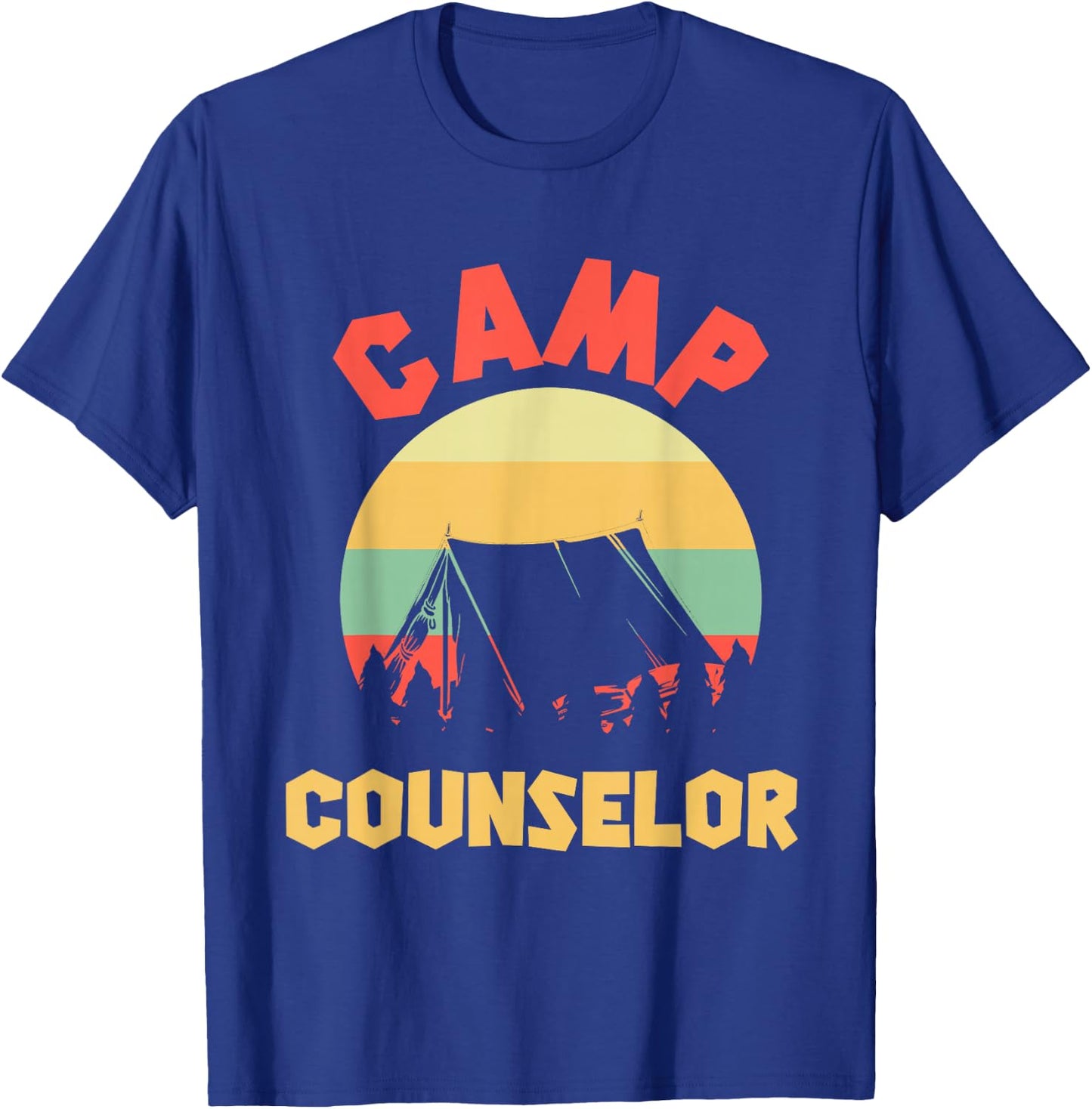 Summer Camp Counselor Director Camper T-Shirt - T-Shirt | Royal