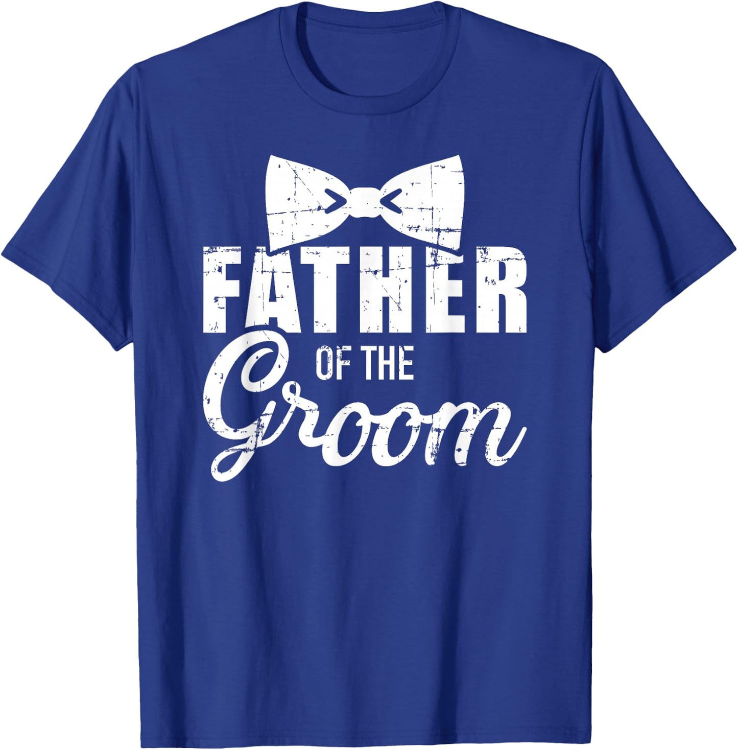 Father Dad Groom Wedding Stag Night T-Shirt - T-Shirt | Royal