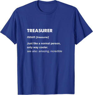 Treasurer T-Shirt - T-Shirt | Royal