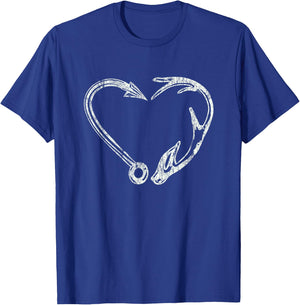 Fishing & Shed Hunter Antler Elk Deer- Hunting T-Shirt - T-Shirt | Royal