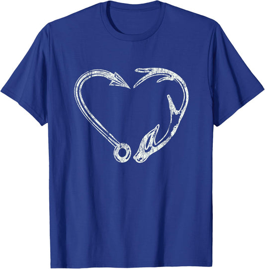 Fishing & Shed Hunter Antler Elk Deer- Hunting T-Shirt - T-Shirt | Royal