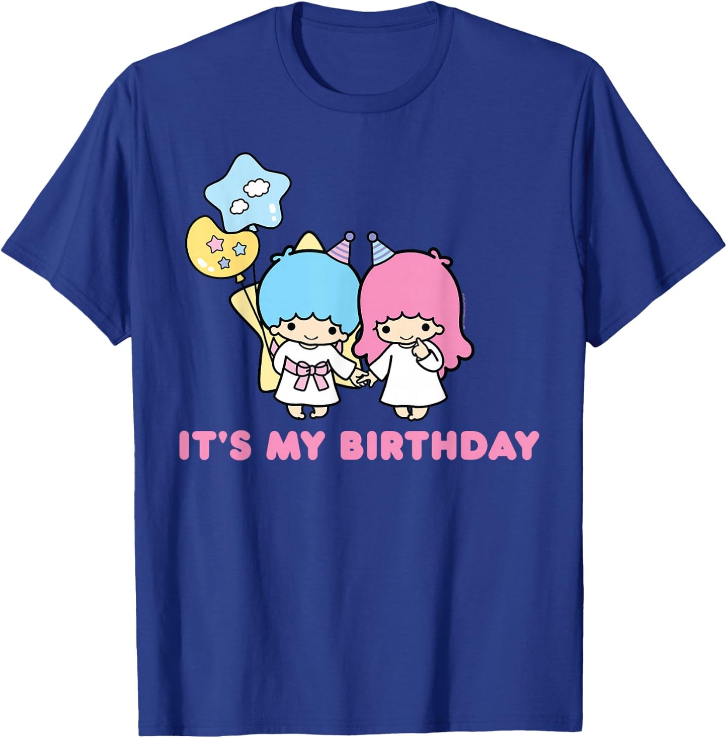 Little Twin Stars Its My Birthday T-Shirt - T-Shirt | Royal