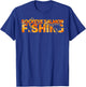 Sockeye Salmon Fisherman Orange Sockeye Salmon Fishing T-Shirt - T-Shirt | Royal