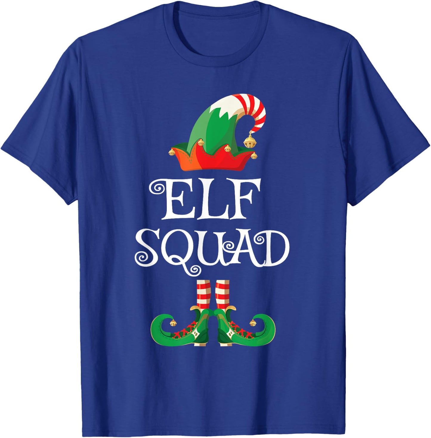 Elf Squad Shirt Funny Family Matching Christmas T-Shirt - T-Shirt | Royal