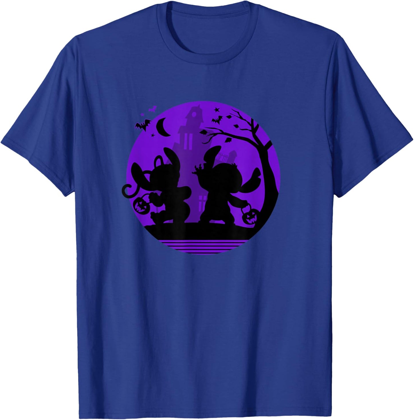 Disney Stitch and Angel Trick or Treat Halloween T-Shirt - T-Shirt | Royal