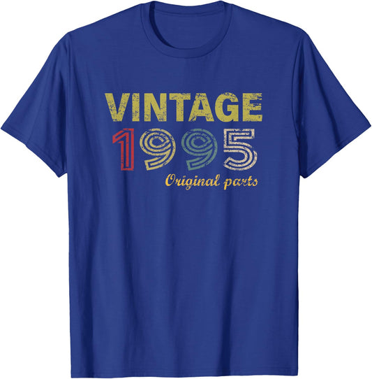 Vintage 1995 Cool 31 Year Old Bday Men Women 31st Birthday T-Shirt - T-Shirt | Royal