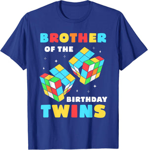 Brother The Birthday Twins Birthday Twin T-Shirt - T-Shirt | Royal