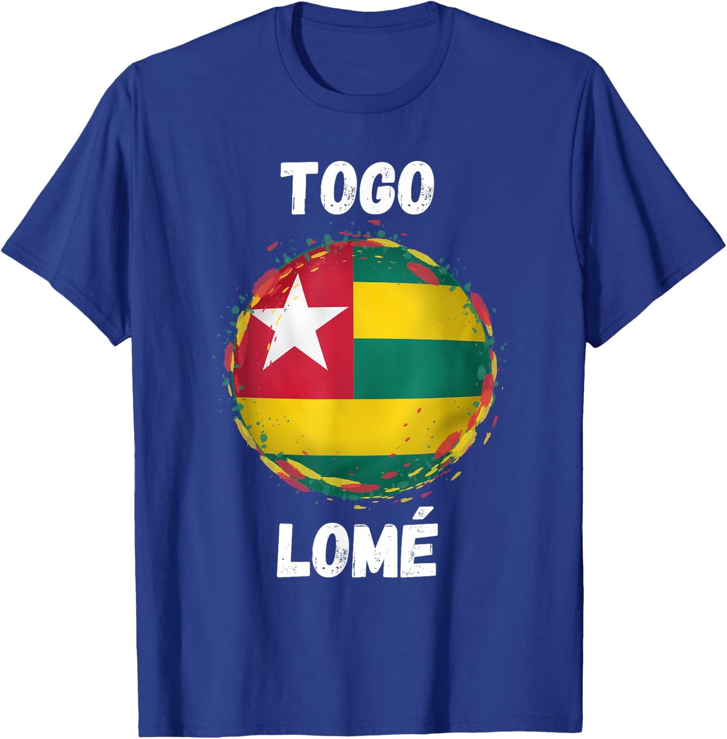 Lome Togo Retro Vintage Togolese Flag Souvenirs T-Shirt - T-Shirt | Royal