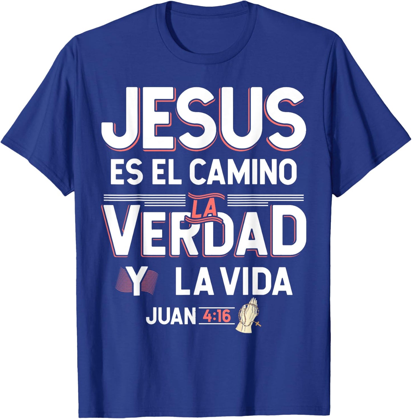 Camisetas Cristianas en espanol Frases Bíblica Juan 4:16 T-Shirt - T-Shirt | Royal