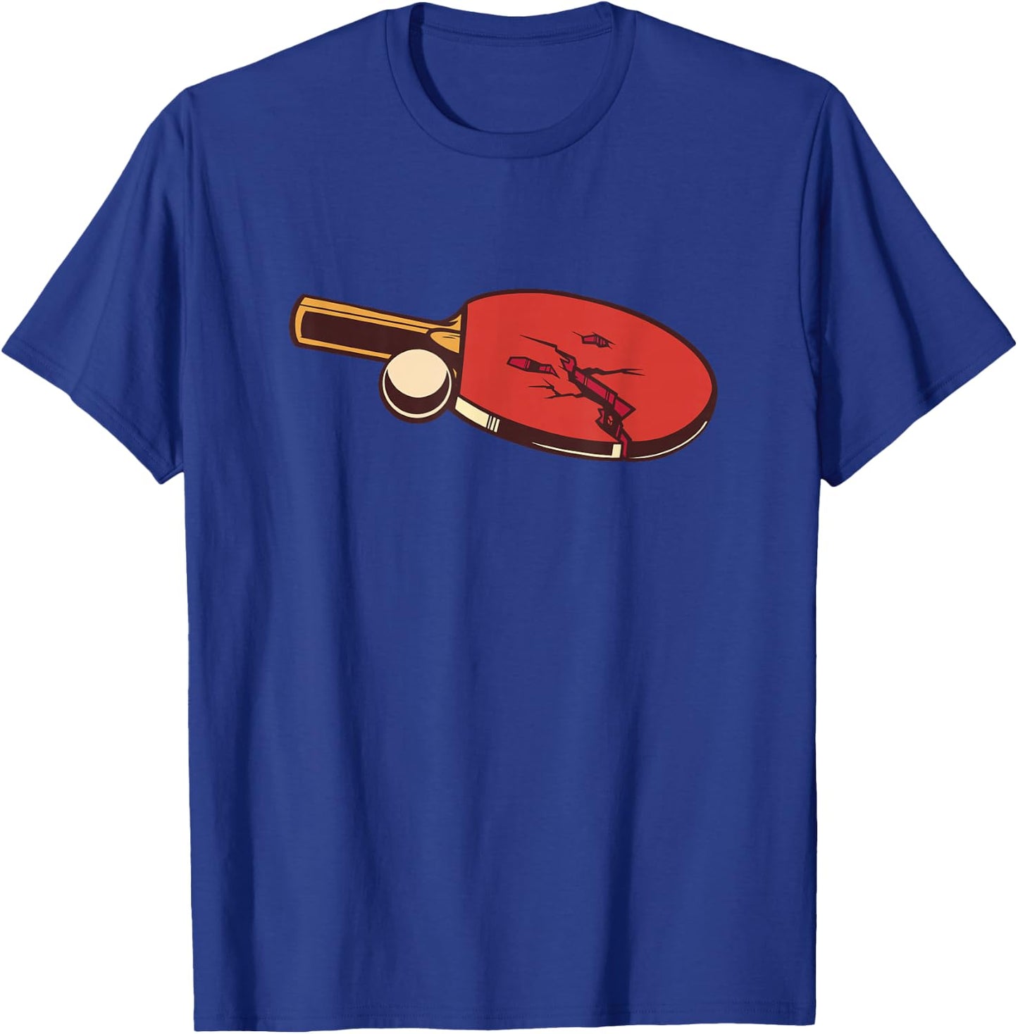 Table Tennis Old Butterfly Hand Design for Table Tennis Players T-Shirt - T-Shirt | Royal