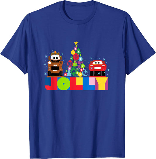Disney and Pixar's Cars Mater and McQueen Jolly Holiday T-Shirt - T-Shirt | Royal