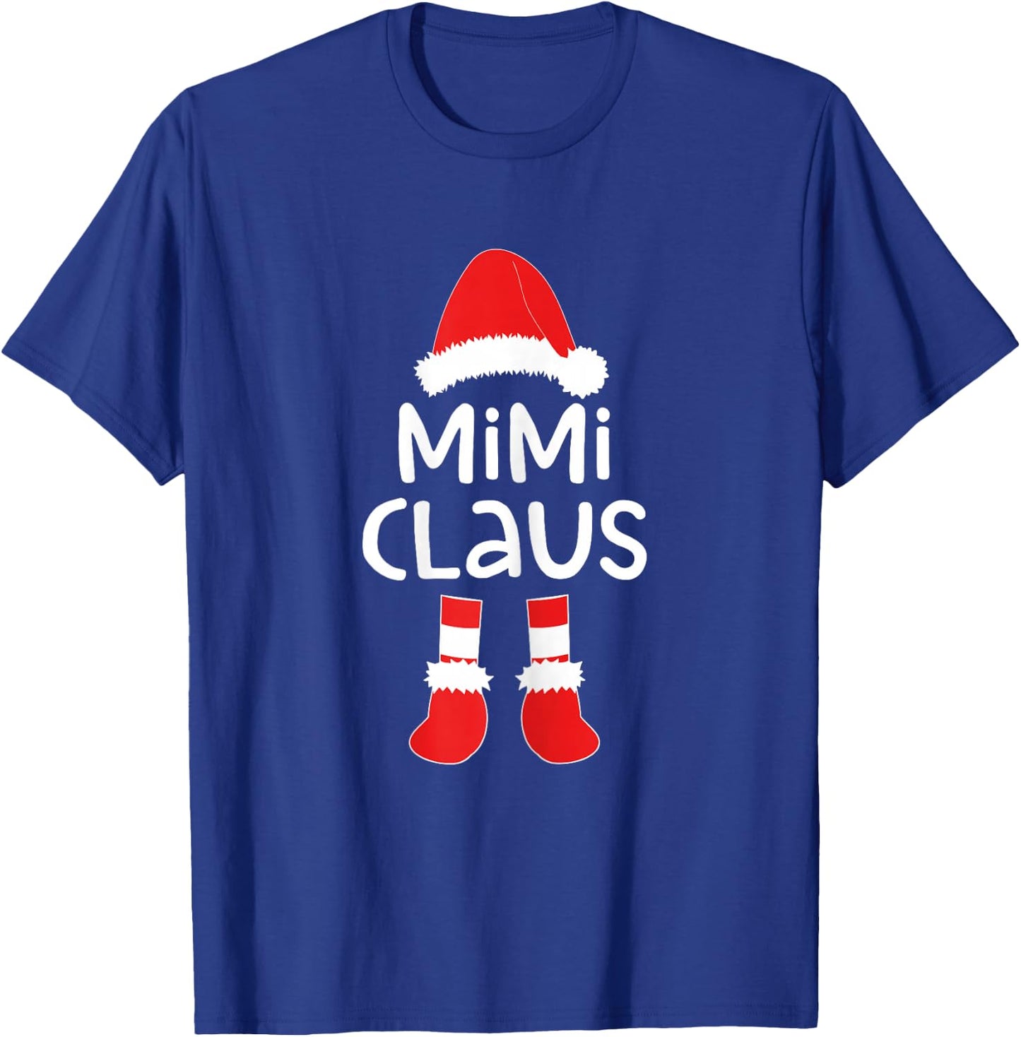Mimi Claus Shirt Women Matching Mimi Christmas Costume T-Shirt - T-Shirt | Royal