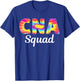 CNA Squad Certified Nursing Assistant Tie Dye Cute T-Shirt - T-Shirt | Royal