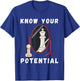 Chess Know Your Potential King Pawn Chessboard Chess Player T-Shirt - T-Shirt | Royal