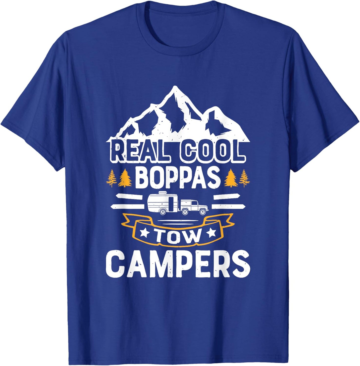 Camping Grandpa - Camping Boppa Camper T-Shirt - T-Shirt | Royal