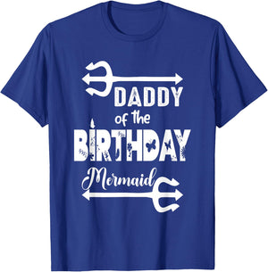 Mermaid Security Merdad Mermen Mermaid Birthday Theme T-Shirt - T-Shirt | Royal