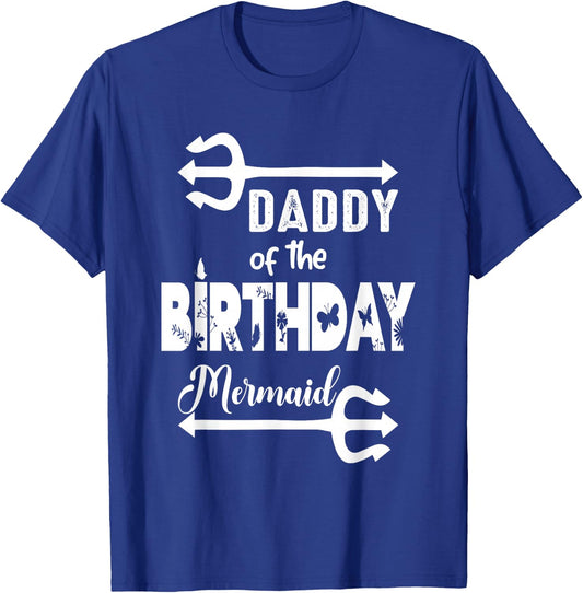 Mermaid Security Merdad Mermen Mermaid Birthday Theme T-Shirt - T-Shirt | Royal