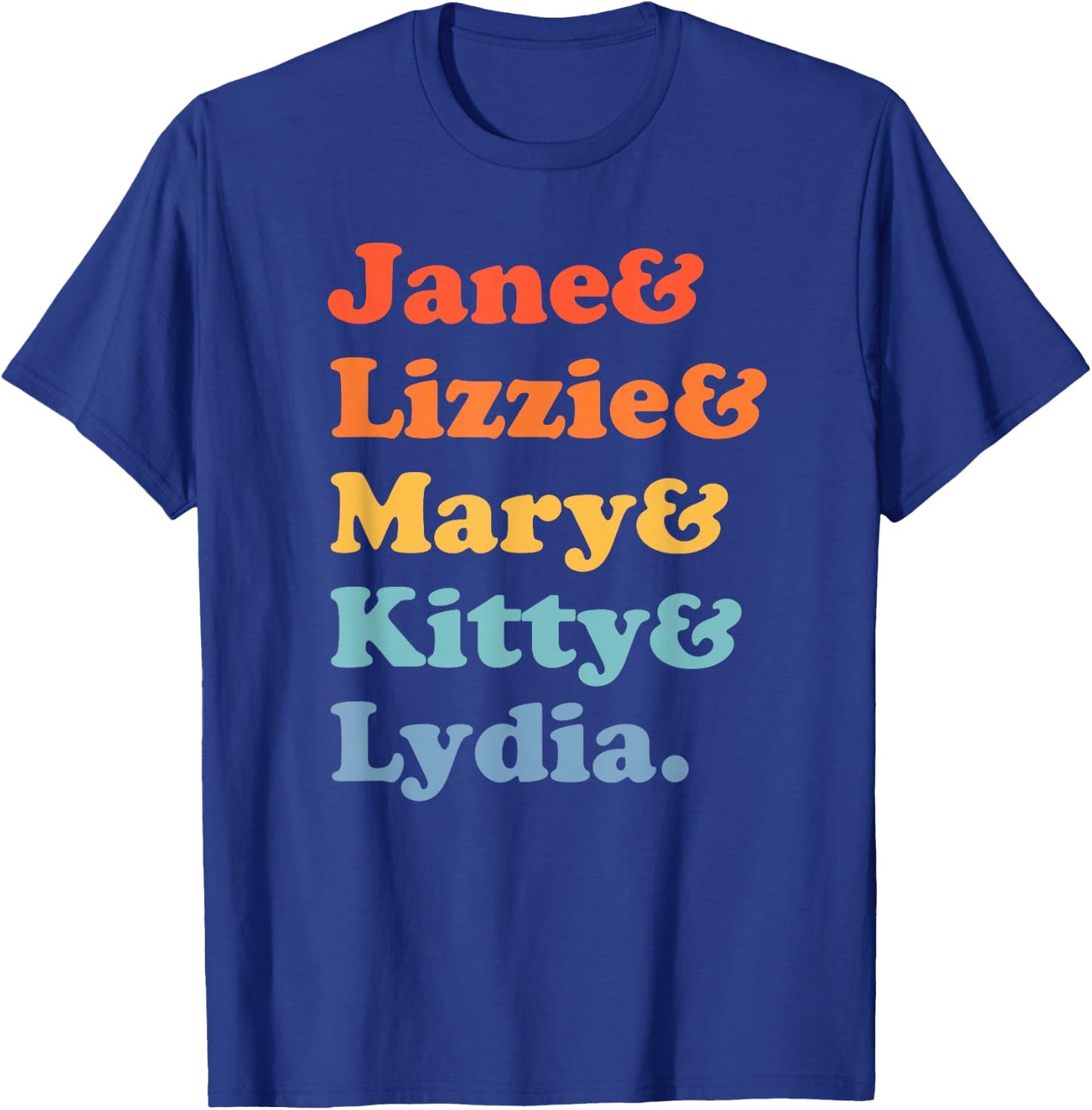 Pride and Prejudice Jane Austen - Bennet Sisters T-Shirt - T-Shirt | Royal