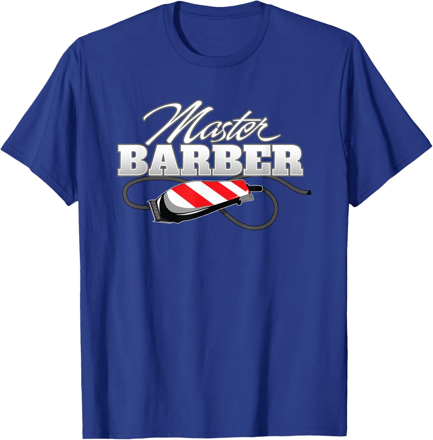 Master Barber Barbershop Haircut T-Shirt - T-Shirt | Royal