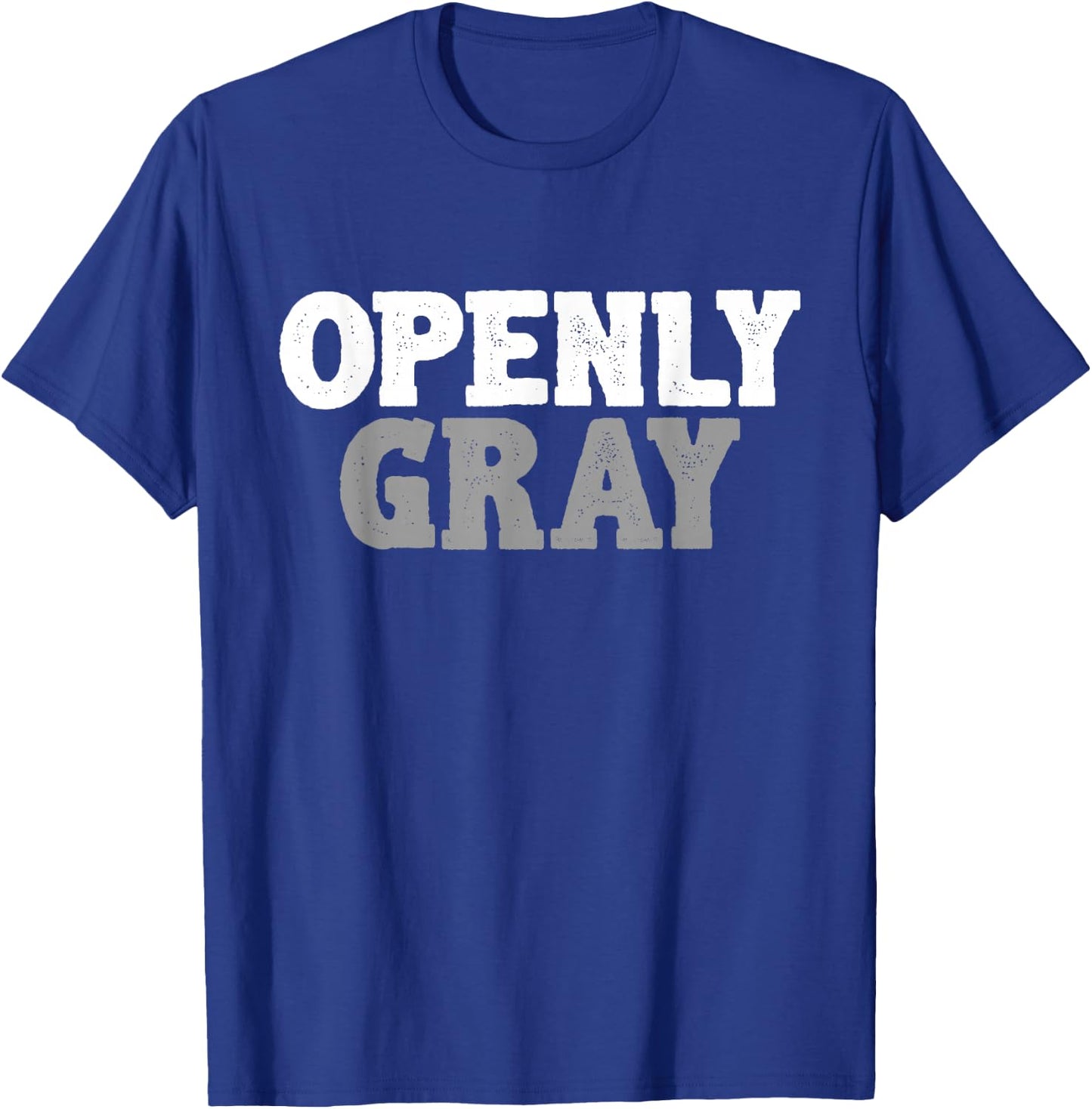 Barber AO Men's Funny & Cute Openly Gray Hair Grey Hair Gift T-Shirt - T-Shirt | Royal