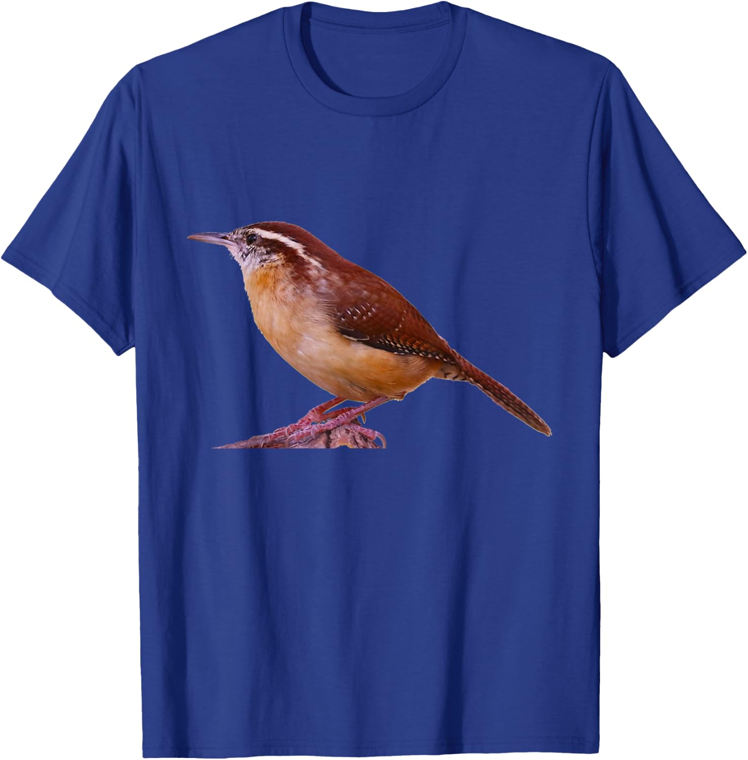 Carolina Wren Bird Ornithology T-Shirt - T-Shirt | Royal