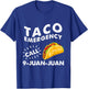 Taco Emergency Call 9 Juan Juan Cinco de Mayo T-Shirt - T-Shirt | Royal