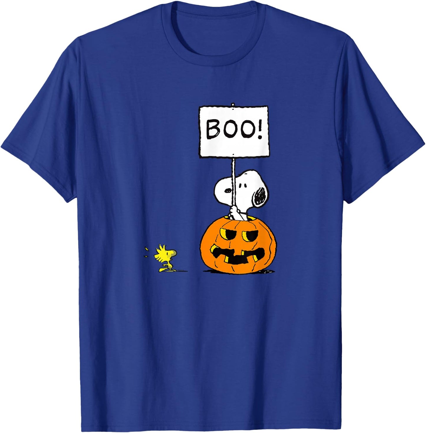 Peanuts - Halloween Snoopy Boo! T-Shirt - T-Shirt | Royal