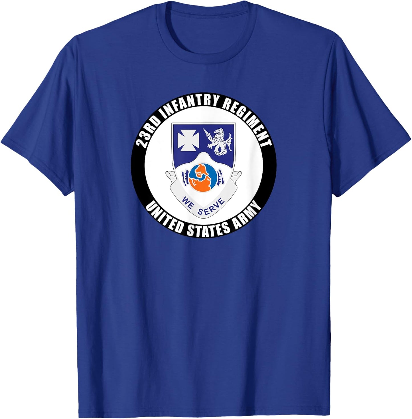 23rd Infantry Regiment United States Army Veteran Military T-Shirt - T-Shirt | Royal