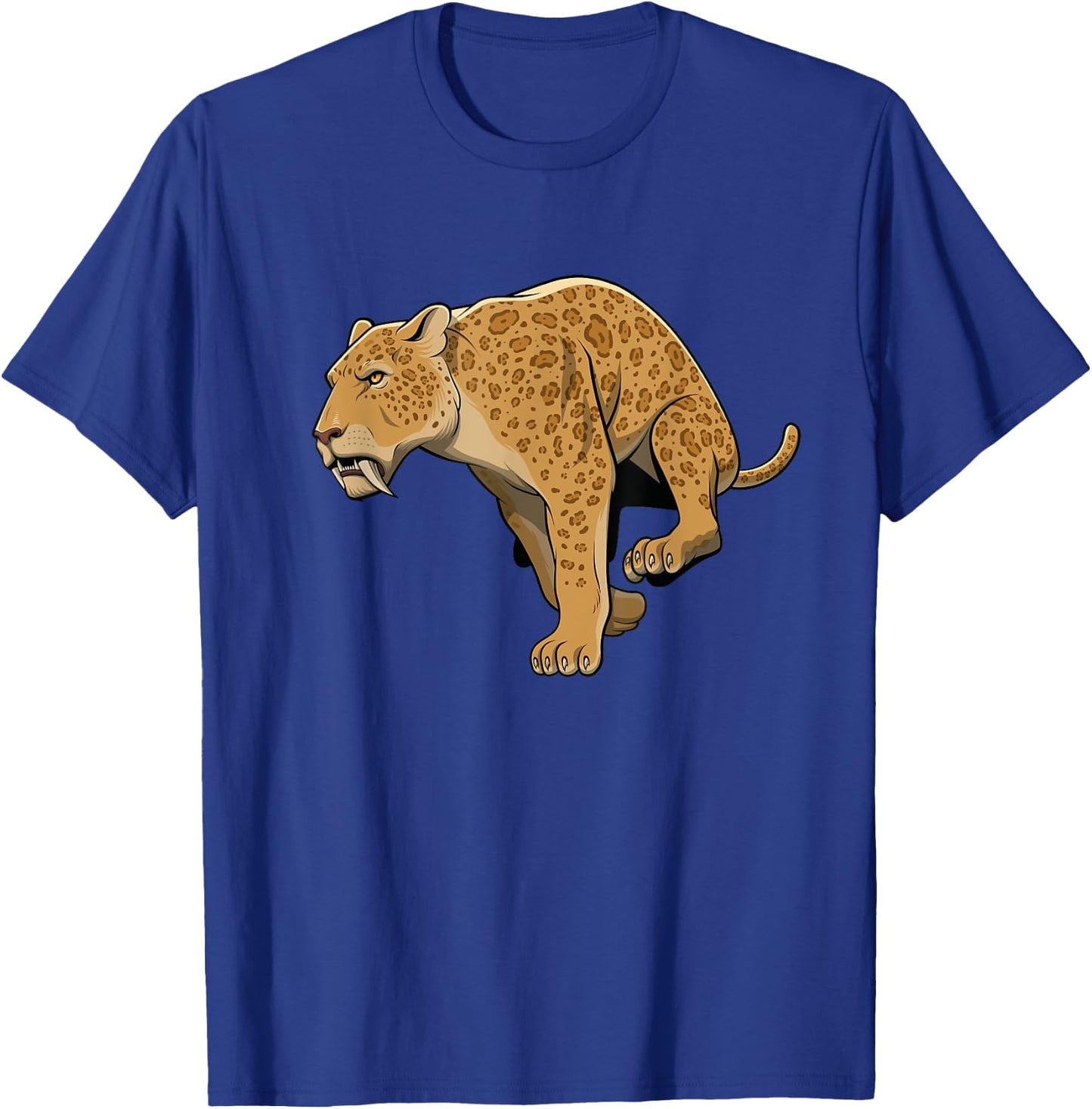 Sabertooth Tiger I Smilodon I Kids Sabertooth T-Shirt - T-Shirt | Royal