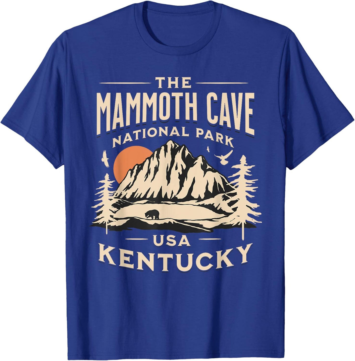 Mammoth Cave National Park Kentucky Hiking Nature Outdoors T-Shirt - T-Shirt | Royal