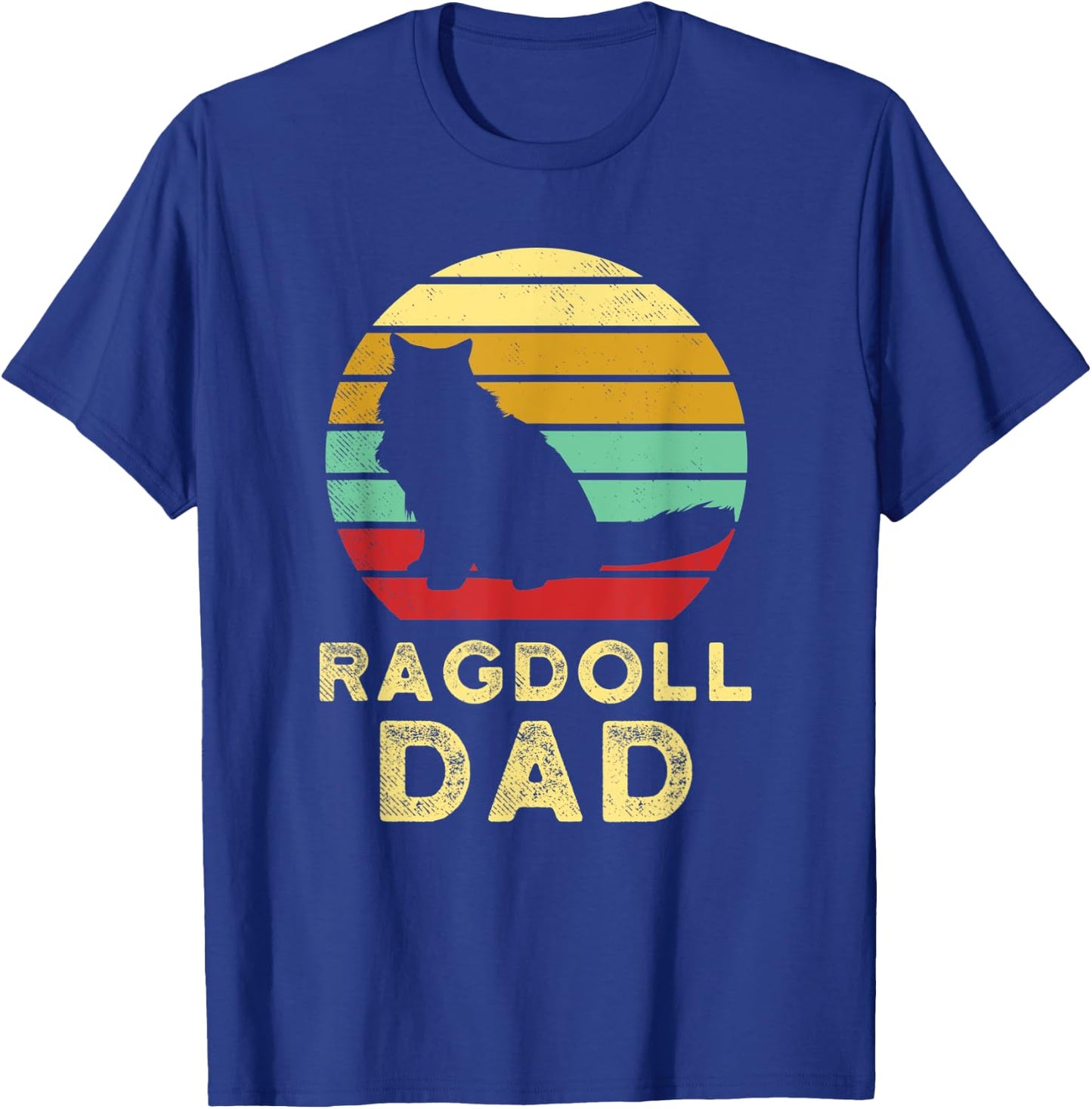Retro Ragdoll Dad Vintage Ragdoll Cat Dad Rag Doll Cat Dad Women T-Shirt - T-Shirt | Royal