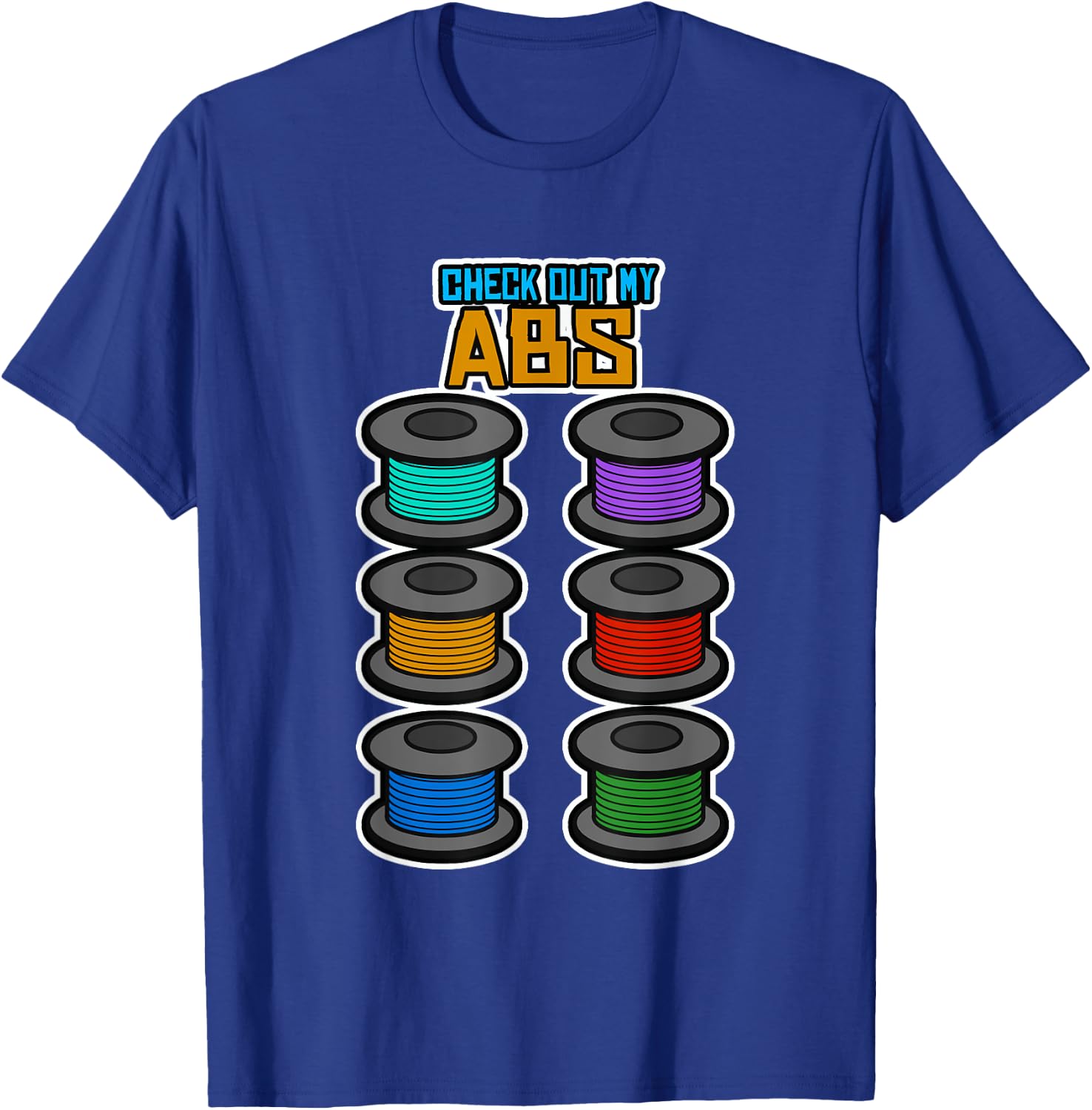 3D Printer Nerd Funny Printing Shirt Cool Print Gift T-Shirt - T-Shirt | Royal