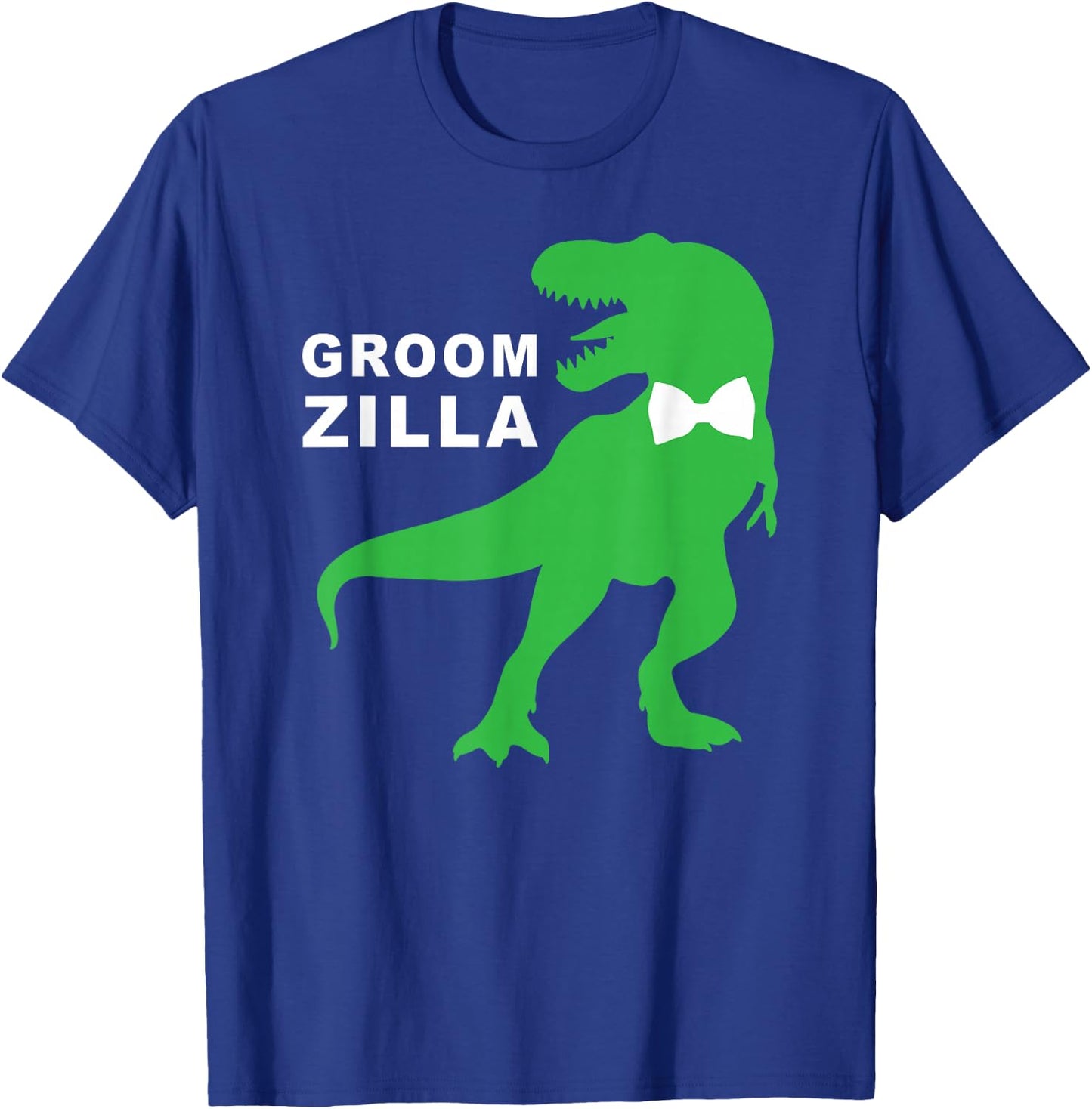 Funny Wedding Groomzilla Groom Gift T-Shirt - T-Shirt | Royal