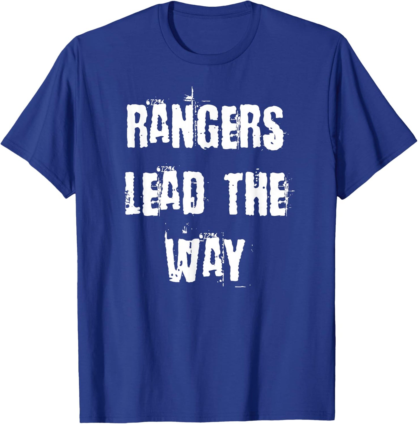 Rangers Lead The Way T-Shirt - T-Shirt | Royal