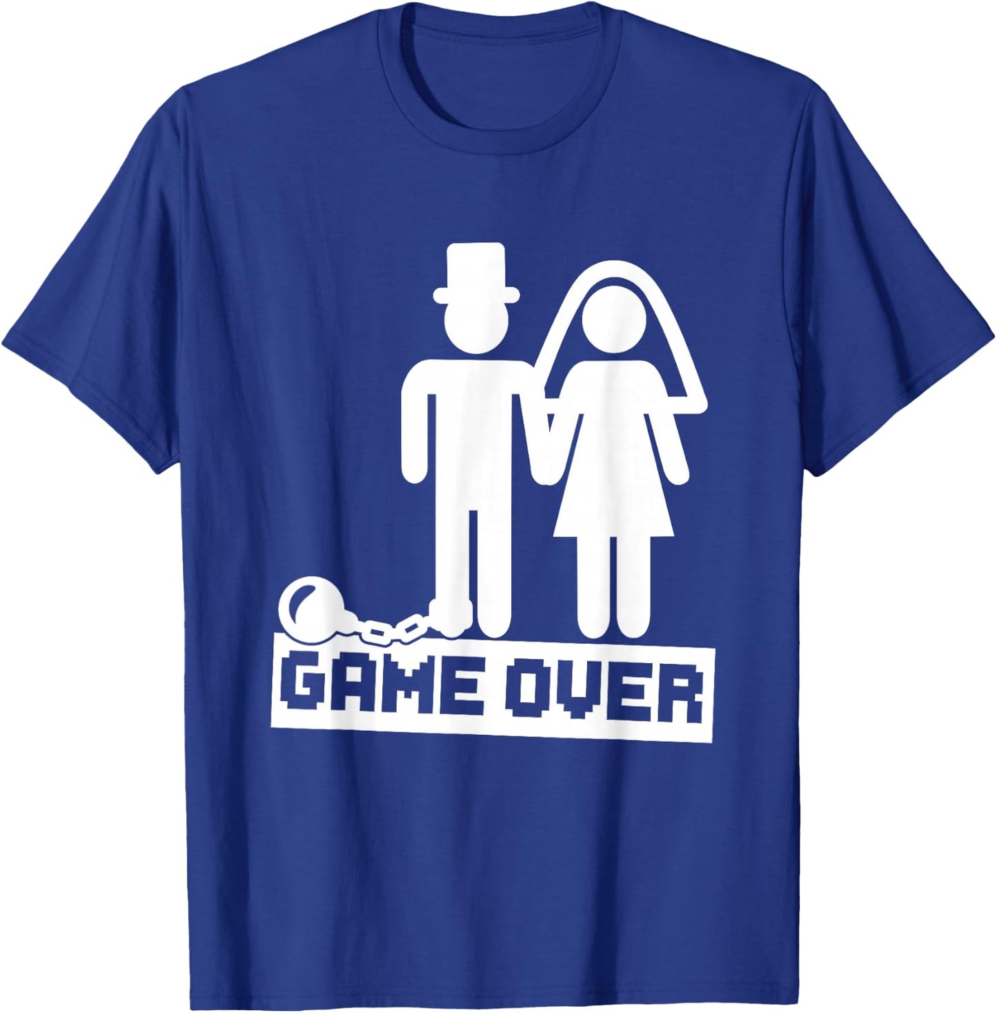 Groom Gifts Bachelor Party Groom Ball Chain Wedding T-Shirt - T-Shirt | Royal