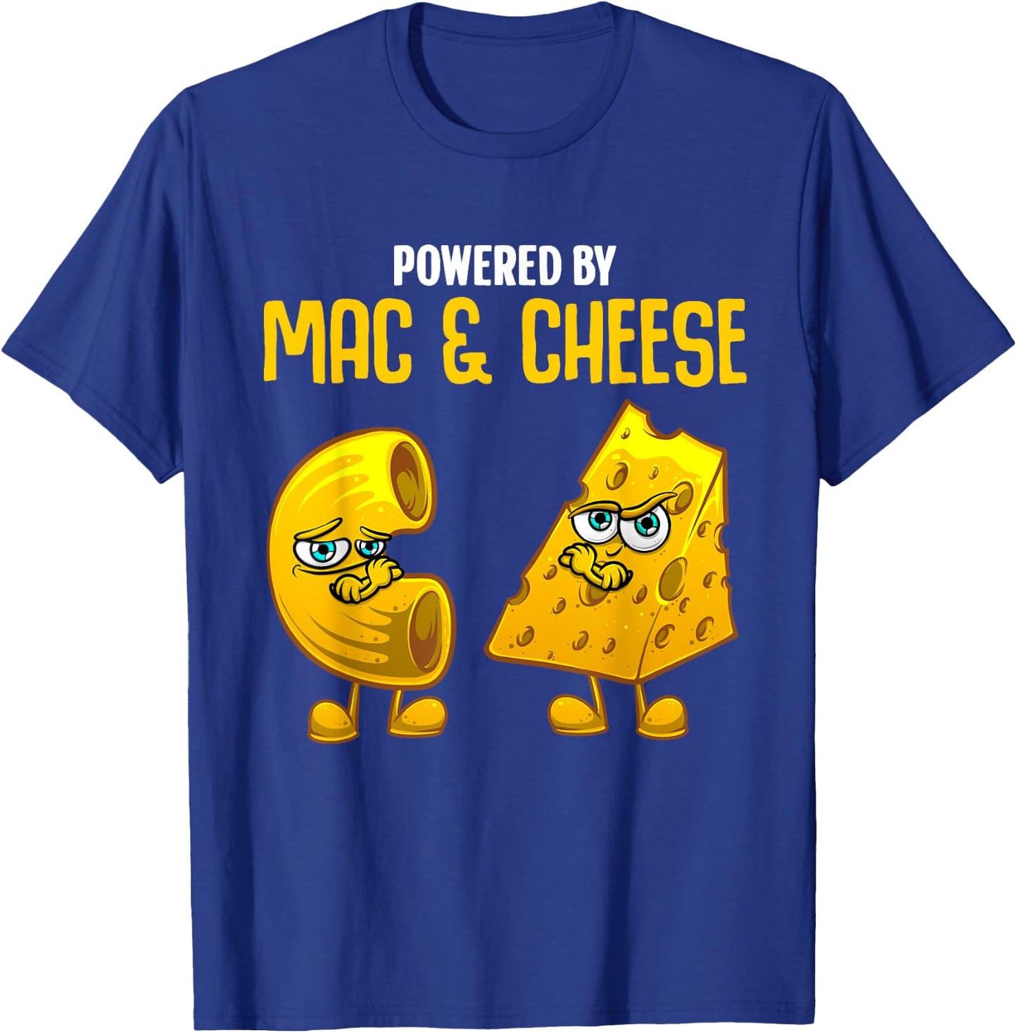 Funny Mac And Cheese Gift Kids Men Women Macaroni Cheese T-Shirt - T-Shirt | Royal