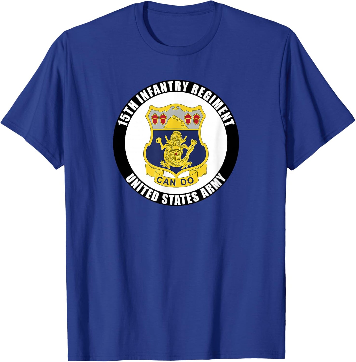15th Infantry Regiment United States Army Veteran Military T-Shirt - T-Shirt | Royal