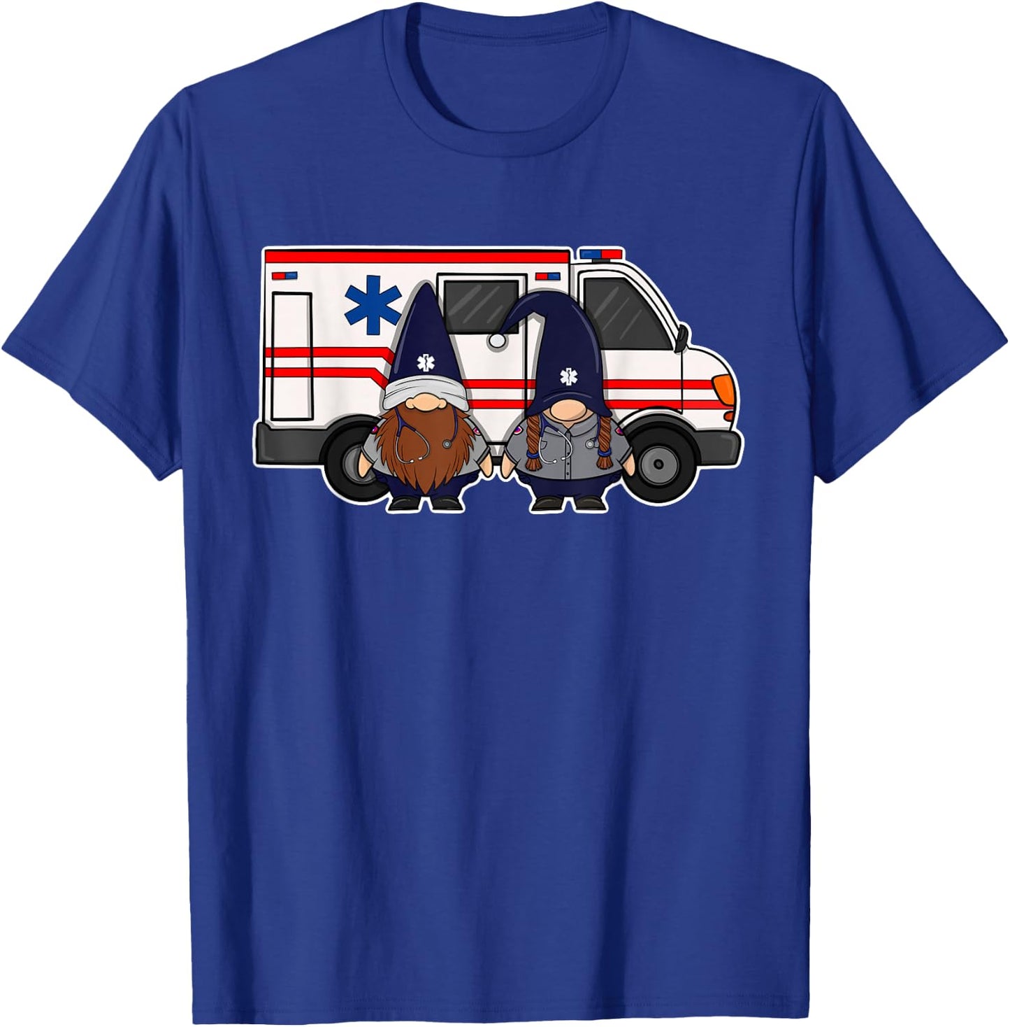 EMT Paramedic EMS Dwarves EMS Week First Responder T-Shirt - T-Shirt | Royal