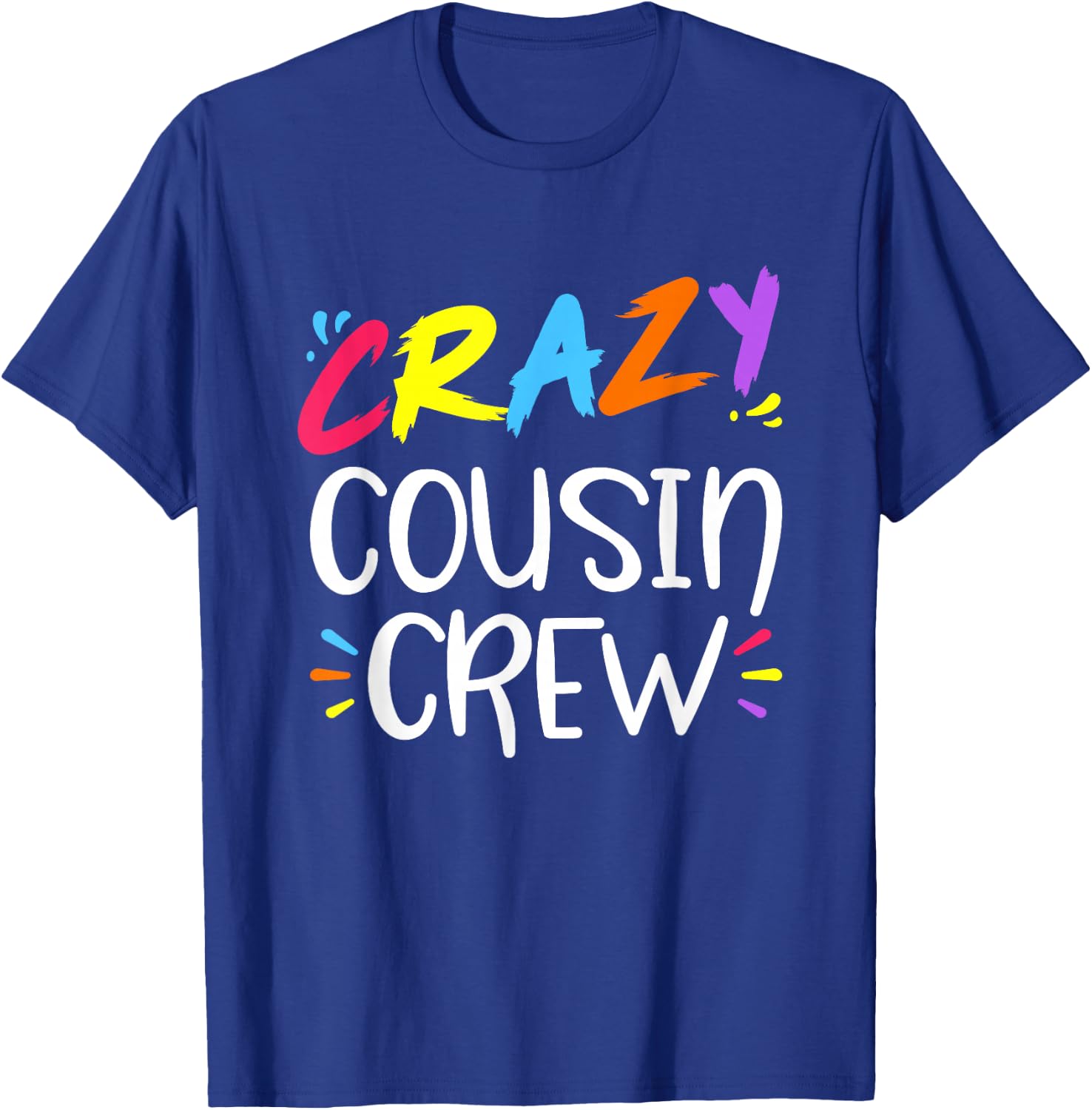 Crazy Cousin Crew T-Shirt - T-Shirt | Royal