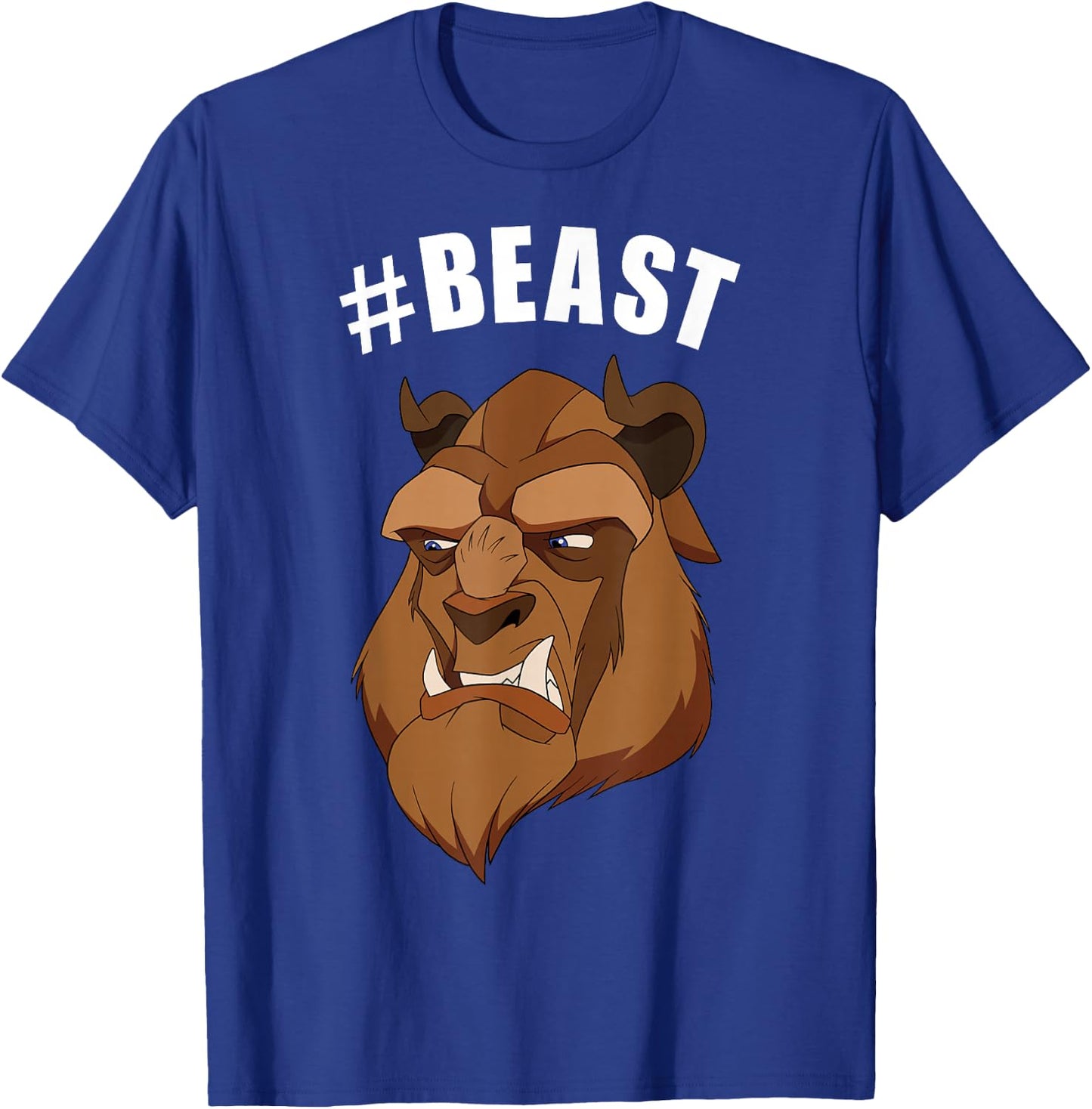 Disney Beauty and The Beast Hashtag Beast Portrait Small T-Shirt - T-Shirt | Royal