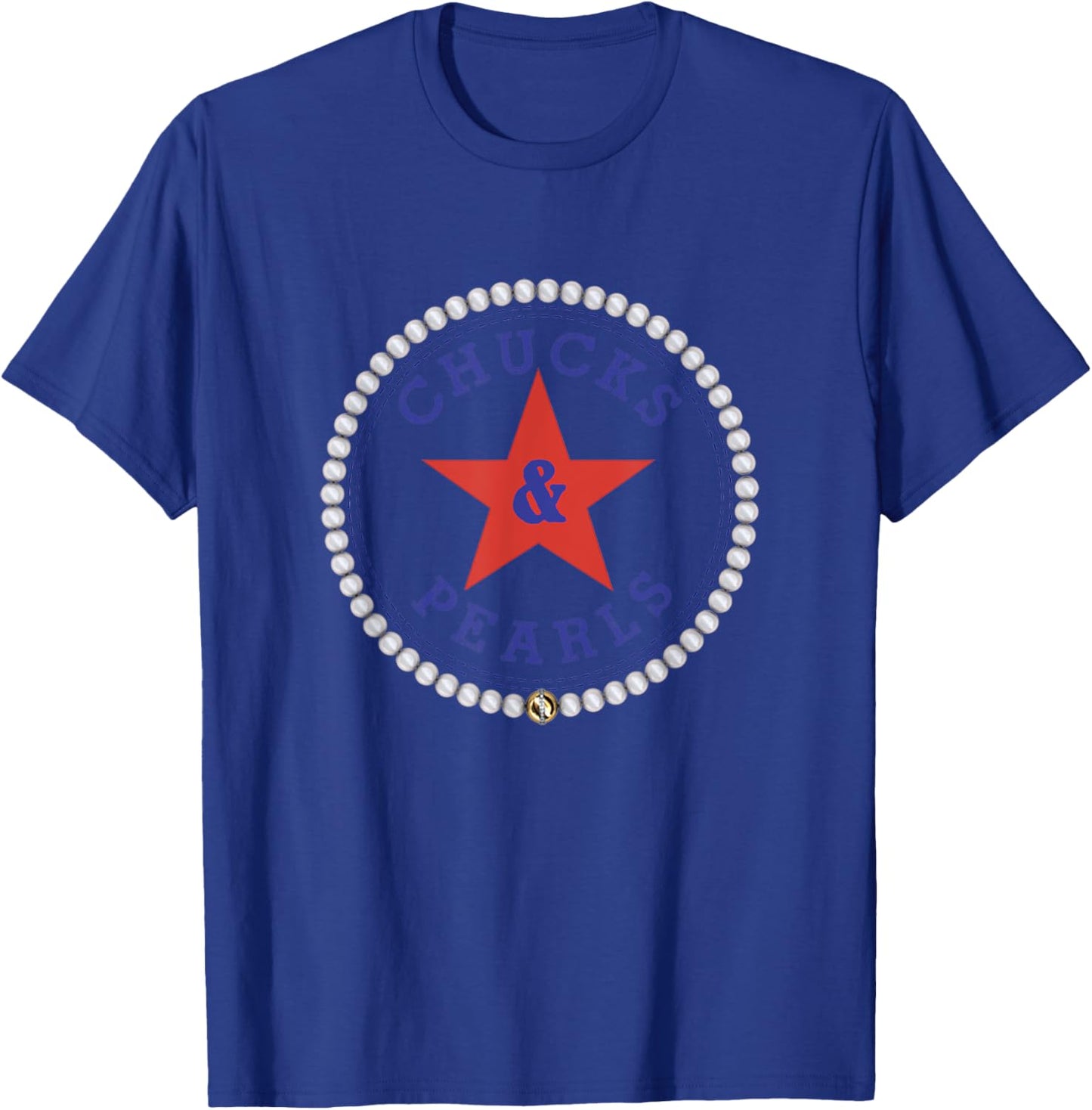 Chucks and Pearls 2021 T-Shirt - T-Shirt | Royal